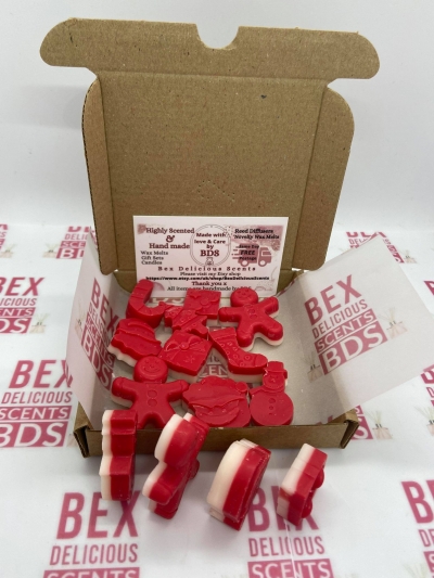 Red Christmas Wax Melts x10